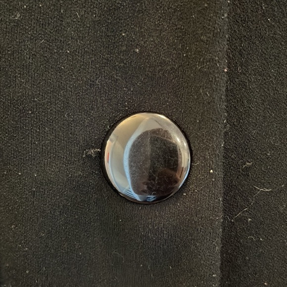 Yves Saint Laurent RARE single breasted max length coat wool w/velvet accents - Picture 7 of 13